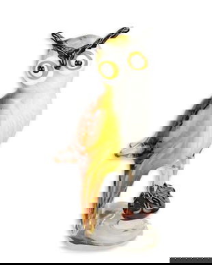 Bufnita din sticla Murano