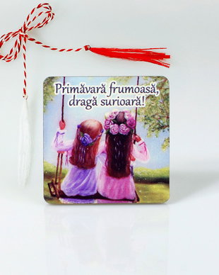 Brosa Martisor pentru sora mea