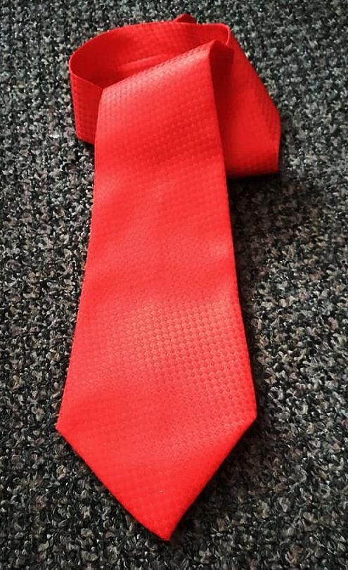 cravata rosie corai noua
