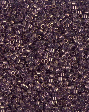Margele Delica, 11/0, Lavender Blue Gold Luster - 0117
