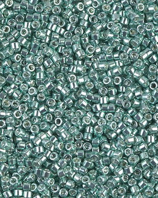 Margele Delica, 11/0, Galvanized Turquoise Dyed - 0415