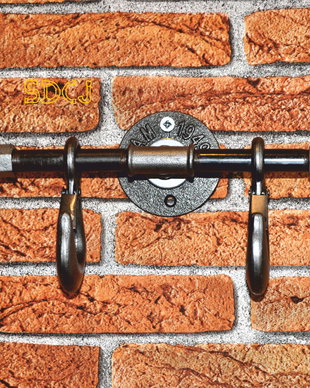 cuier 2 carlige steampunkdesigncj, steampunk, mobila hol, stil industrial