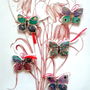 Martisor fluture multicolor