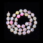 Agat poliedru pastel 8x8mm (sirag 16cm)   MG.0040