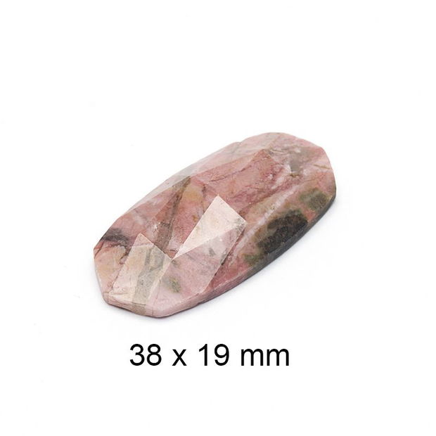 Cabochon fatetat, Rodonit, 38 x 19 mm, A872