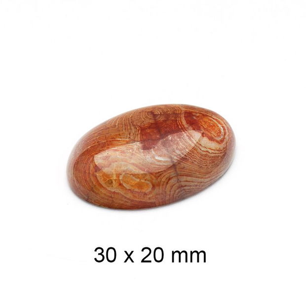 Cabochon Agata, 30 x 20 mm, A-879