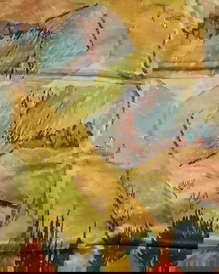 Esarfa tip sal din mătase naturală cu două fetecod 12