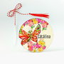 Brosa martisor fluture personalizat cu nume