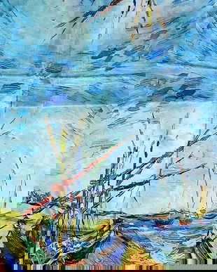 esarfa /sal matase cu doua fetediferite cod 20