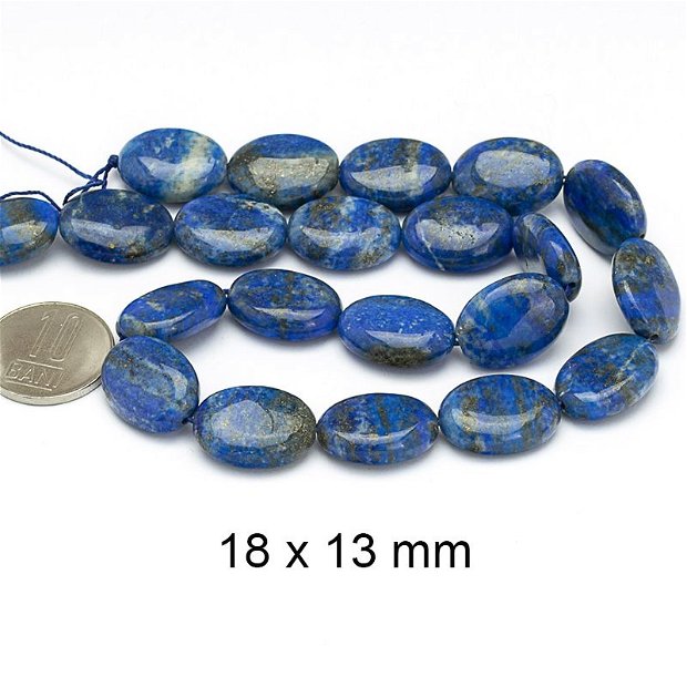 Lapis Lazuli natural, calitate A/AB, 18 x 13 mm, LP-AB-03
