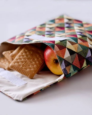 Snackbag lavabil pentru gustari - carouri