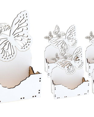 Set 5 cutii decorative din lemn - CD1139S