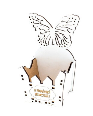Cutie decorativ din lemn - CD1140