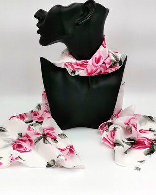 Eșarfa PINK Roses - Colectia MINI