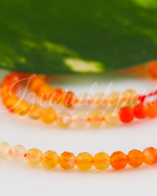 Carnelian fatetat 3mm (1sir)
