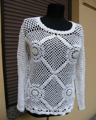 Bluza dantela bumbac S/M
