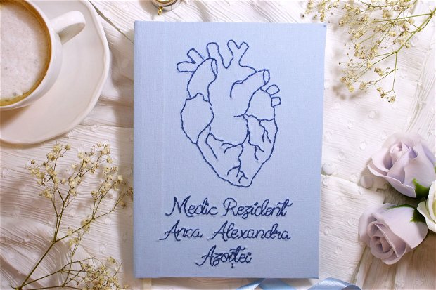 Agendă / Jurnal personalizat inimă anatomică