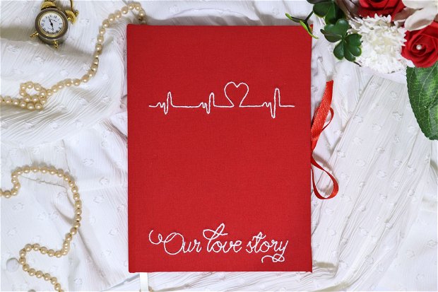 Agendă / Jurnal personalizat love story