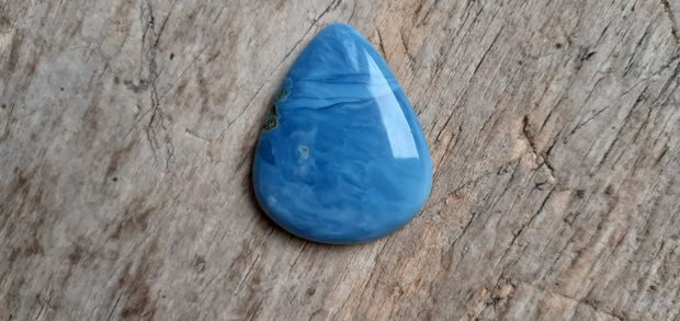 Cabochon opal albastru, 32x26 mm