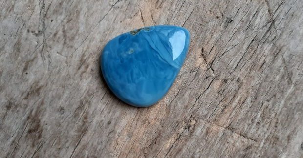 Cabochon opal albastru, 32x26 mm