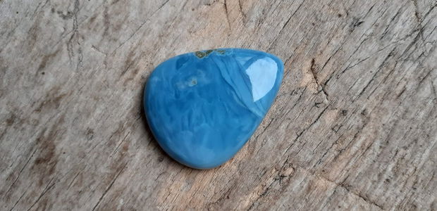 Cabochon opal albastru, 32x26 mm