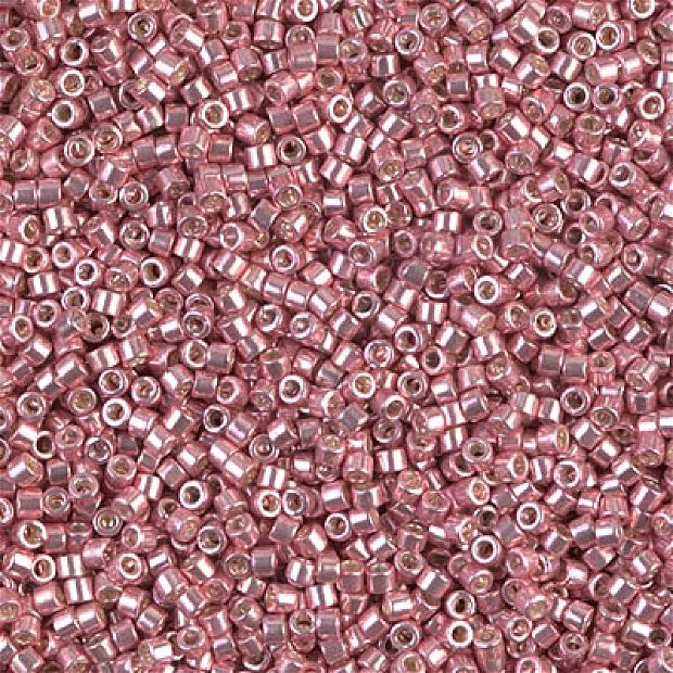 Margele Delica, 11/0, Galvanized Pink Blush - 0435