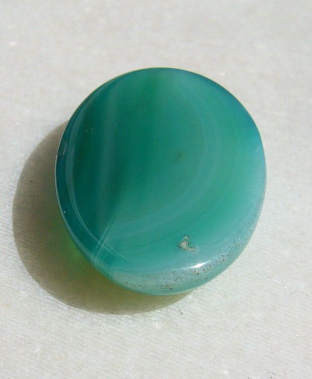 Cabochon 2 agata verde aprox 30.3x20x6.8 mm