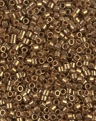 Margele Delica, 11/0, Metallic Light Bronze - 0022L