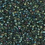 Margele Delica, 11/0, Metallic Green Luster - 0027