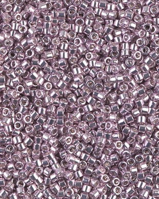 Margele Delica, 11/0, Galvanized Dusty Orchid - 0419