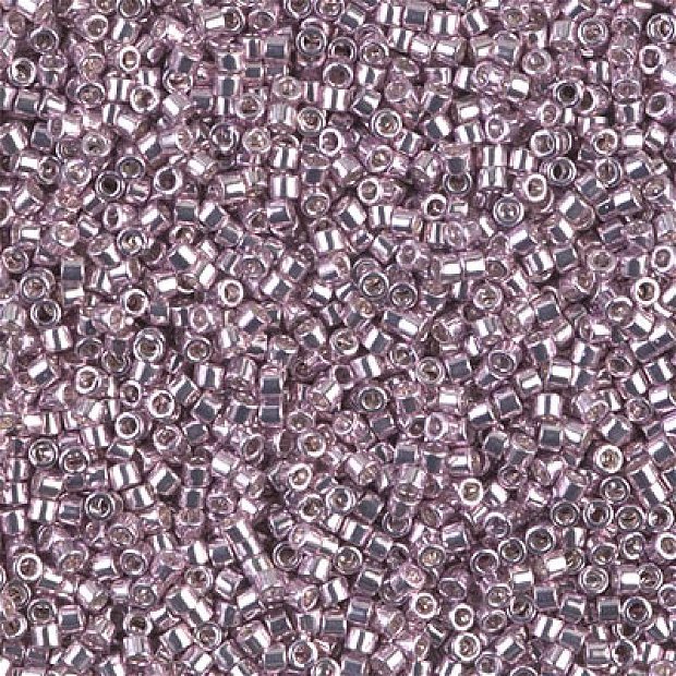 Margele Delica, 11/0, Galvanized Dusty Orchid - 0419