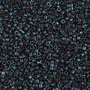 Margele Delica, 11/0, Metallic Midnight Blue Gold Iris - 1003