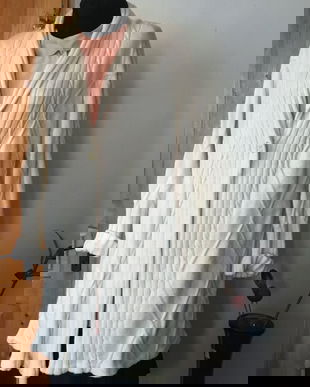 Cardigan handmade , lung