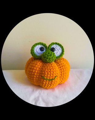 Dovleac Halloween crosetat/ Figurina handmade