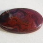 Cabochon agata crazy lace (INDIA - lucrat manual) aprox 38.5x26x6 mm