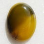 Cabochon 2 agata galben - negru aprox 30x22x6.5 mm
