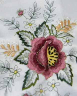 Nou Husa perna  broderie dantela