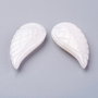 Pandantiv jad alb, aripa 24x12x5mm  PD.0010