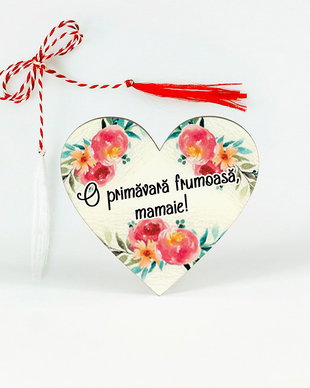 Brosa martisor pentru mamaia/bunica