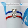 Set bratari  Mickey Si Minnie / Argint 925