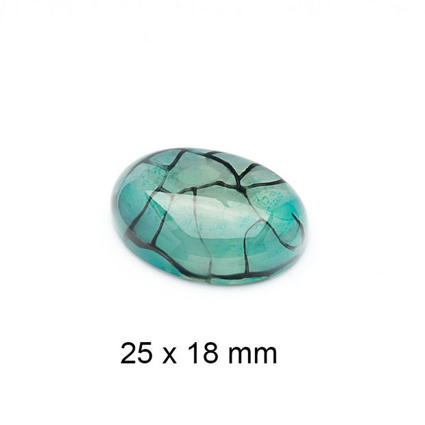 Cabochon Agat, 25 x 18 mm, A-923