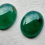 Cabochon onix verde, 16x12 mm (2 buc)