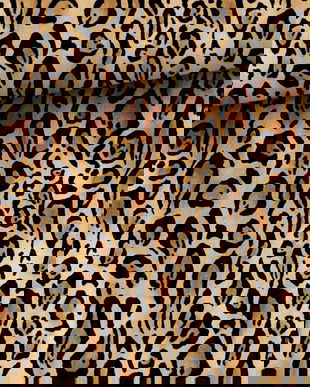 !imediat!Jerse subtire bumbac - de la 50x80cm - cu elastan, Animal print, premium!