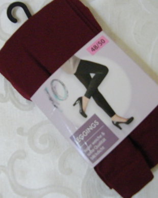 Nou-leggings bordo  48/50
