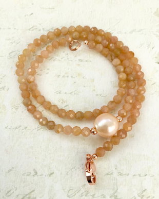 Colier CHOKER piatra soarelui