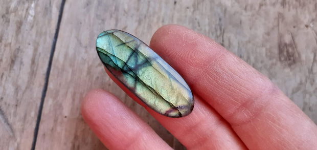 Cabochon labradorit, 41x16 mm