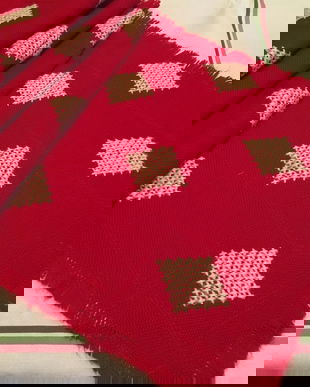 Centru de masa , rosu cusături manuale