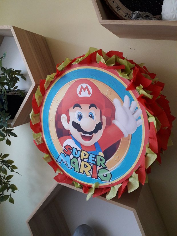Pinata piniata party Mario Luigi