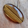 Cabochon ochi de tigru, 43x25 mm