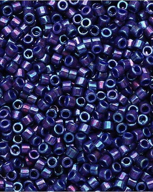 Margele Delica, 11/0, Metallic Midnight Purple - 0135